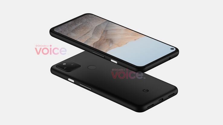 Google Pixel 5a (imagem via @OnLeaks)