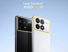 A Poco destaca que tinha telefones com barras de câmera esticadas na parte traseira antes de Apple lançar os telefones iPhone 17 Pro. Na foto: a parte traseira do F6 Pro. (Fonte da imagem: Poco)