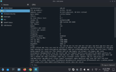 Centro de informações do sistema Steam OS/Linux CPU