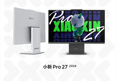 O Xiaoxin Pro 27 2024 vem em duas opções de cores. (Fonte da imagem: Lenovo)