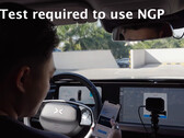 Teste necessário para usar o Piloto Guiado de Navegação (imagem: XPeng/YouTube)