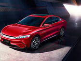 O carro-chefe Han sedan vem com uma bateria de lâminas (imagem: BYD)