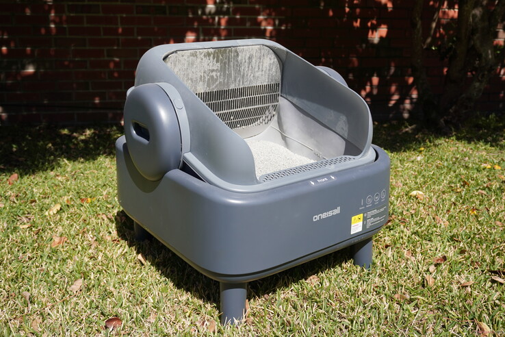 Mesmo depois de um mês de uso, ele permaneceu bem limpo