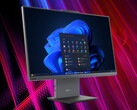 O ThinkCentre neo 55a Gen 6 AIO custa a partir de US$ 549. Na foto: uma imagem promocional do PC. (Fonte da imagem: Lenovo - editado)