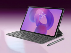 O Idea Tab Plus 2025 custa a partir de US$ 269,99. Na foto: o tablet com acessórios. (Fonte da imagem: Lenovo)
