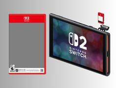 Caixa e cartucho do Switch 2 Game Key Card (Fonte da imagem: Nintendo of America com edições)
