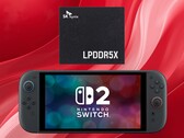 Switch 2 mostrado com memória LPDDR5X