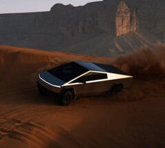 O Cybertruck elétrico da Tesla (Fonte da imagem: Tesla)