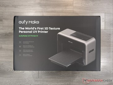 Caixa de varejo para a impressora UV eufyMake E1.