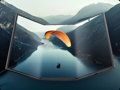 Galaxy Imagem promocional do Z TriFold.