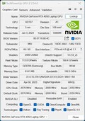 GPU-Z GeForce Laptop RTX 4050