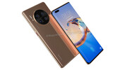 Huawei Mate 40 Pro render. (Fonte da imagem: WindowsUnited.de)