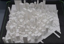 Modelo impresso de Manhattan (Fonte da imagem: AnkerMake)