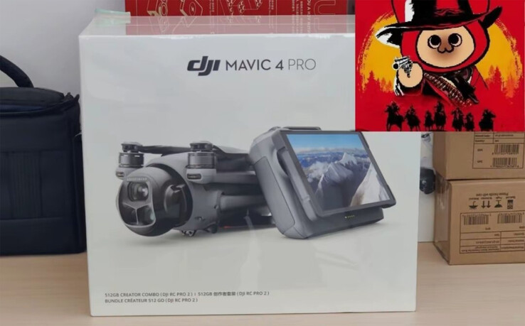 A embalagem de varejo do RC Pro 2 com o Mavic 4 Pro Creator Combo também vazou na internet. (Fonte da imagem: via D2Help)