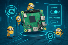 DietPi 9.17 Linux para SBCs, imagem teaser de lançamento gerada por IA (Fonte da imagem: DietPi.com Docs)