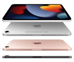 A próxima geração do iPad mini será, supostamente, parecida com o atual iPad Air. (Fonte da imagem: FrontPageTech &amp;amp; Ian Zelbo)