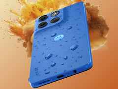 O Moto G57 Power possui certificação IP64 contra poeira e água. (Fonte da imagem: Motorola)