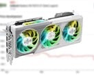 A ASRock Radeon RX 9070 XT Steel Legend pode atingir até 2.970 MHz de boost clock. (Fonte da imagem: ASRock, TechEpiphany on X, editado)