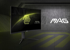 O MAG 321CUP tem uma curvatura de 1500R e um painel 4K VA. (Fonte da imagem: MSI)