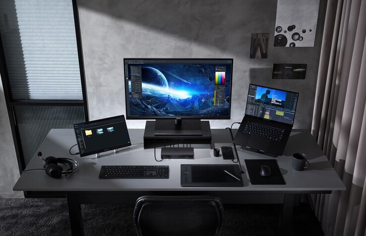 O Asus Master Thunderbolt 5 Dock pode suportar dois monitores 8K a 60 Hz. (Fonte da imagem: Asus)