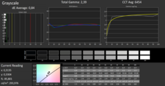 CalMAN grayscale - post calibration