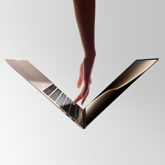O MagicBook Art 14 deste ano deve manter a solução inovadora de webcam de seu antecessor. (Fonte da imagem: Honor)