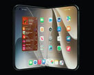 Apple Renderização do celular dobrável iPhone Ultra.
