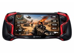 Renderização não oficial do conceito do suposto dispositivo portátil para jogos OnePlus Android.