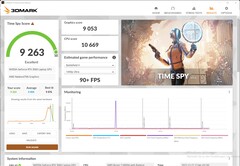 Time Spy - Overclock de GPU + aumento do ventilador