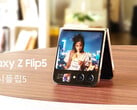 Um conceito de apresentação de como o Galaxy Z Flip5 poderia parecer. (Fonte de imagem: Technizo Concept)