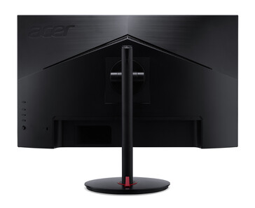 Retro di Acer Nitro XV272U RV (immagine via Acer)