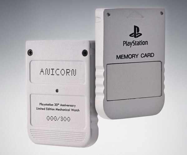 A Anicorn Memory Capsule tem um design idêntico ao do cartão de memória do PS1. (Fonte da imagem: Anicorn)