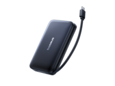 O banco de energia magnético Baseus PicoGo AM61 (na foto) com um cabo USB-C retrátil. (Fonte da imagem: Baseus)