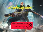 Banner de Cyberpunk 2077 Edgerunners 2 Update 2.5 exibido