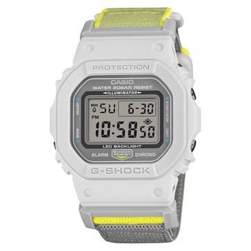 G-Shock DW-5600MNC-7A8 com moldura branca