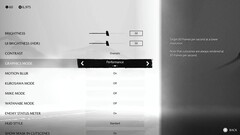 o modo 60 FPS está disponível, mas é melhor que o senhor tenha o raytracing ativado (fonte da imagem: Notebookcheck)