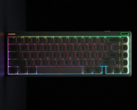 O novo teclado NuPhy Halo 60% (foto), visto no vídeo de divulgação. (Fonte da imagem)
