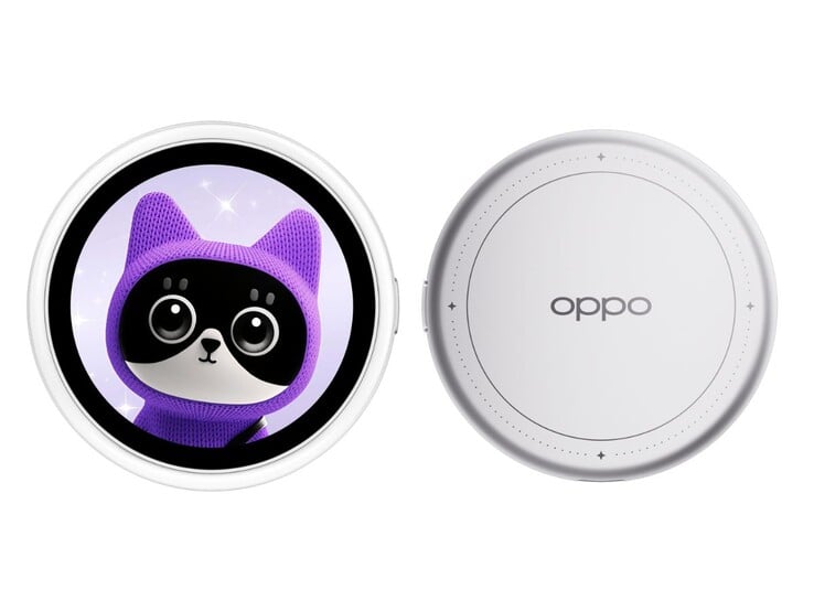 A tela de selfie moderna do Oppo Bubble