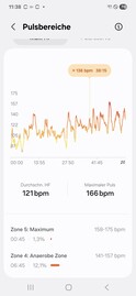 Medição da frequência cardíaca com o Samsung Galaxy Watch8