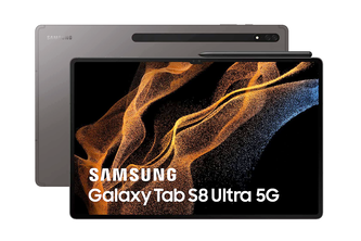 O produto da Samsung Galaxy Tab S8 Ultra marketing render. (Fonte da imagem: Samsung via Amazon)