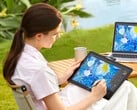 O monitor de desenho XPPen Artist Ultra 14 pode ser conectado a laptops por meio de uma única conexão USB-C.