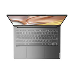 Lenovo Yoga Slim 7 Pro em cinza tempestade com visor mylar. (Fonte da imagem: Lenovo)