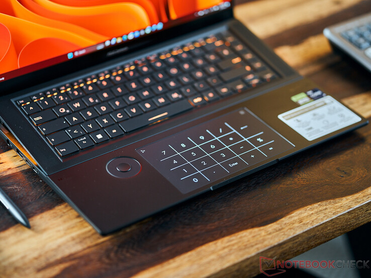 Asus Zenbook Pro 16X - Numpad no touchpad