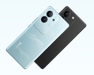 O Vivo V29 Pro estará disponível em duas cores: Himalayan Blue e Space Black. (Fonte: Vivo)