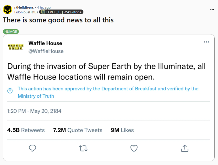 O post do Reddit com o tweet falso que deu início a tudo. (Fonte da imagem: Reddit)