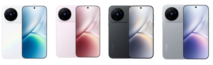 Todas as opções de cores do Vivo X500.