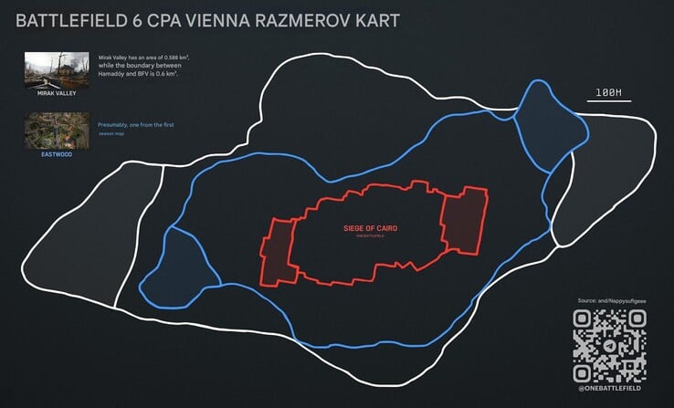 Os mapas vazados de Mirak Valley e Eastwood do Battlefield 6 são mostrados (Fonte da imagem: Battlefield subreddit, u/Happysufigeee)