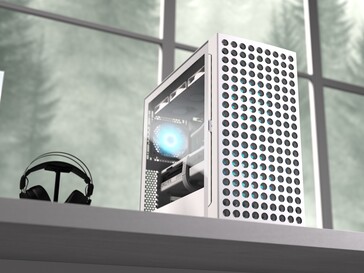 O Airface Eco RGB White da Cougar é mostrado (Fonte da imagem: Cougar)