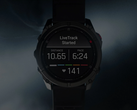 A página inicial personalizada vinculada ao recurso Garmin LiveTrack (mostrado acima no Fenix 8 Pro) está disponível para mais usuários. (Fonte da imagem: Garmin)