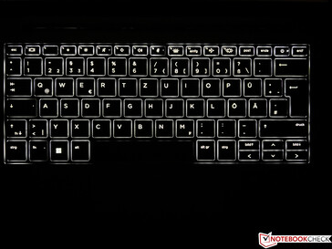 Iluminação do teclado